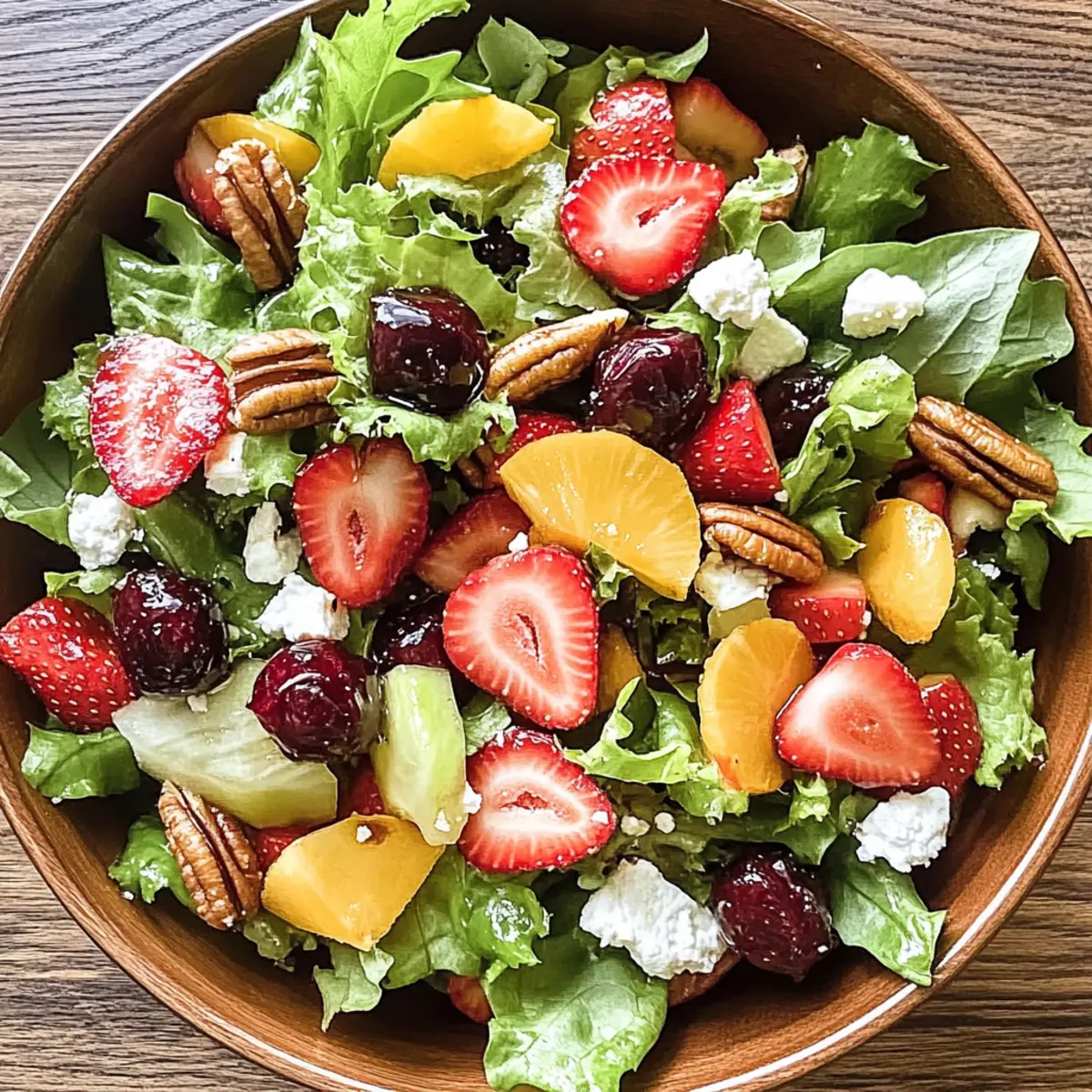 Refreshing Summer Strawberry Salad with Fresh Greens Bliss 4 Summer Strawberry Salad with Fresh Greens