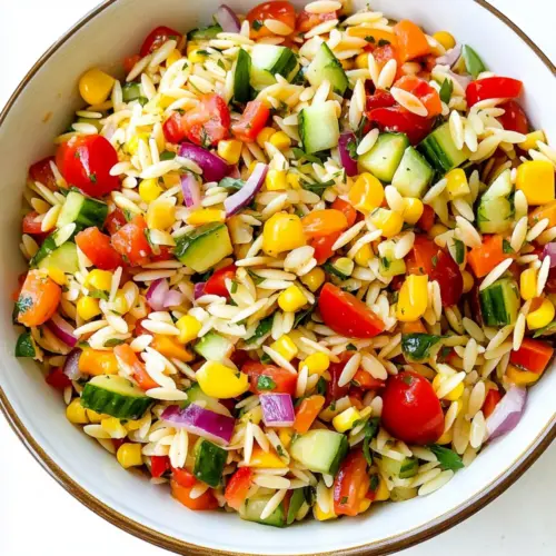 Summer Orzo Pasta Salad