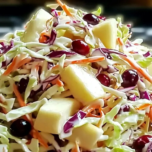 Apple Cranberry Coleslaw