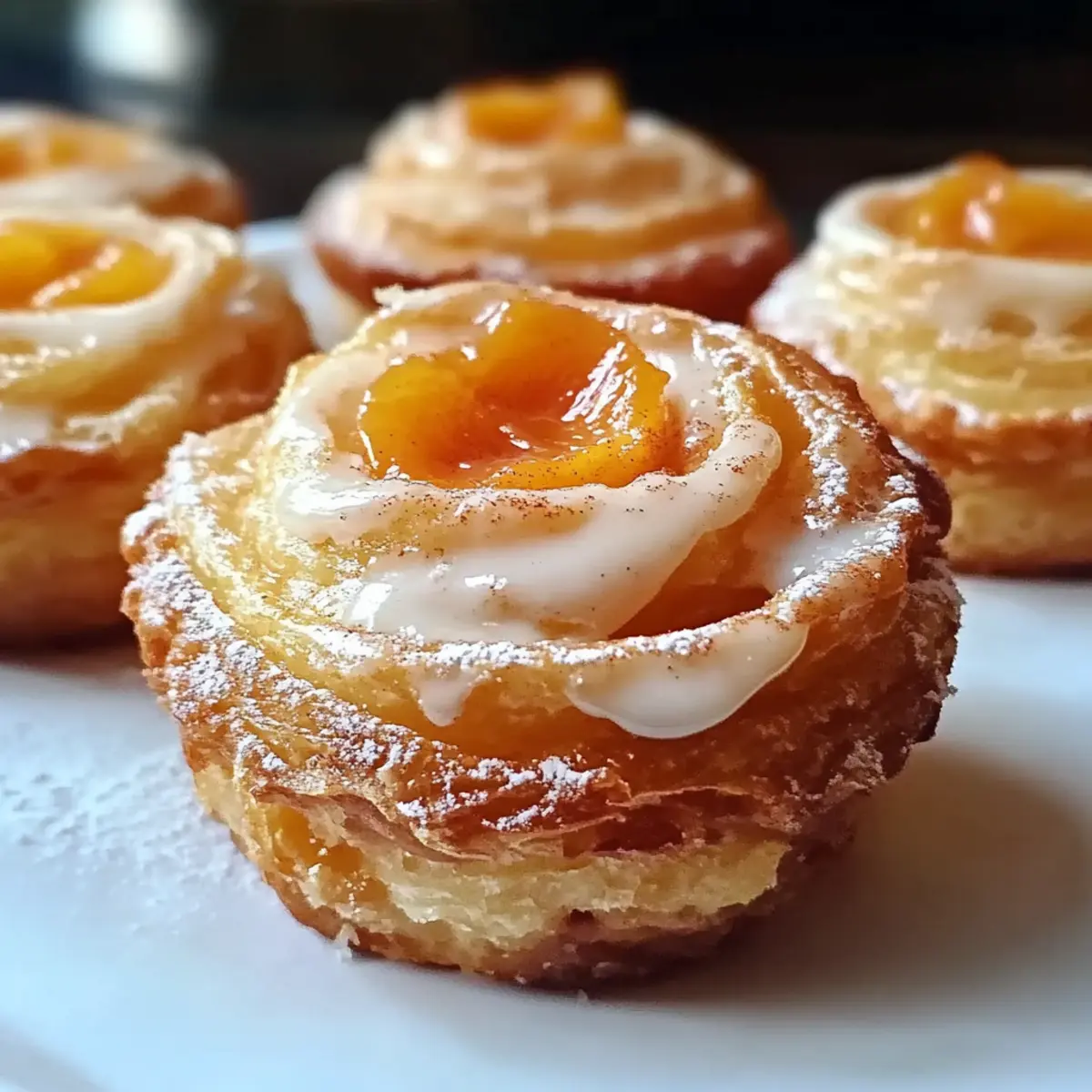 Peach Pie Cruffins: Irresistibly Flaky and Sweet Delight 4 Peach Pie Cruffins
