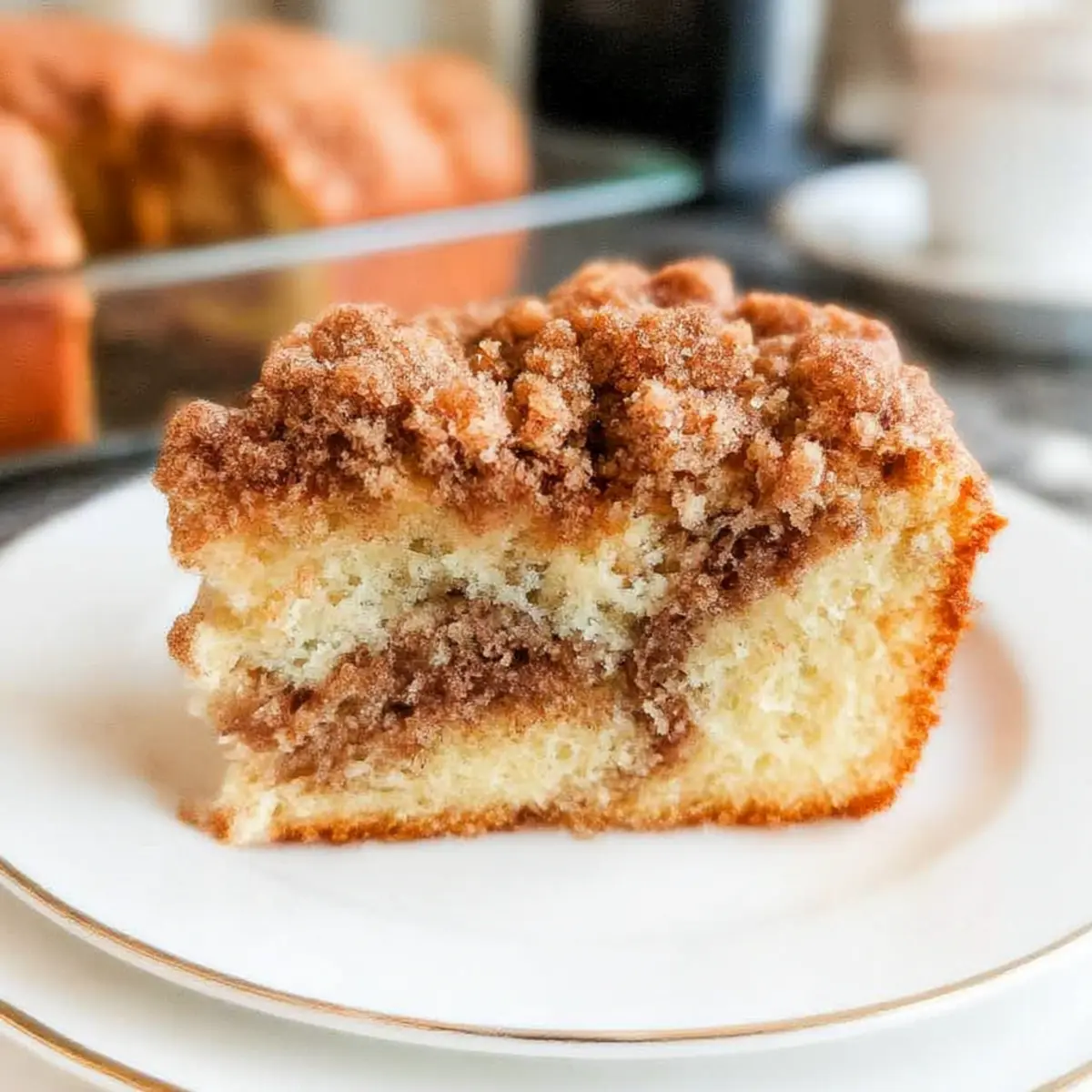 Cinnamon Streusel Coffee Cake