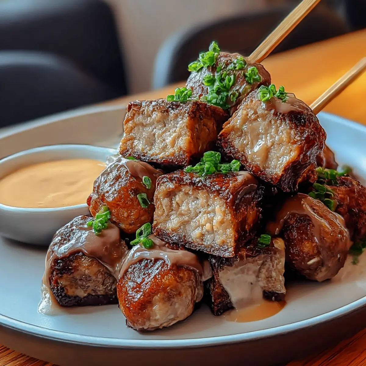 Savory Korean BBQ Meatballs with Spicy Mayo Dip You’ll Love 28 Korean BBQ Meatballs with Spicy Mayo Dip