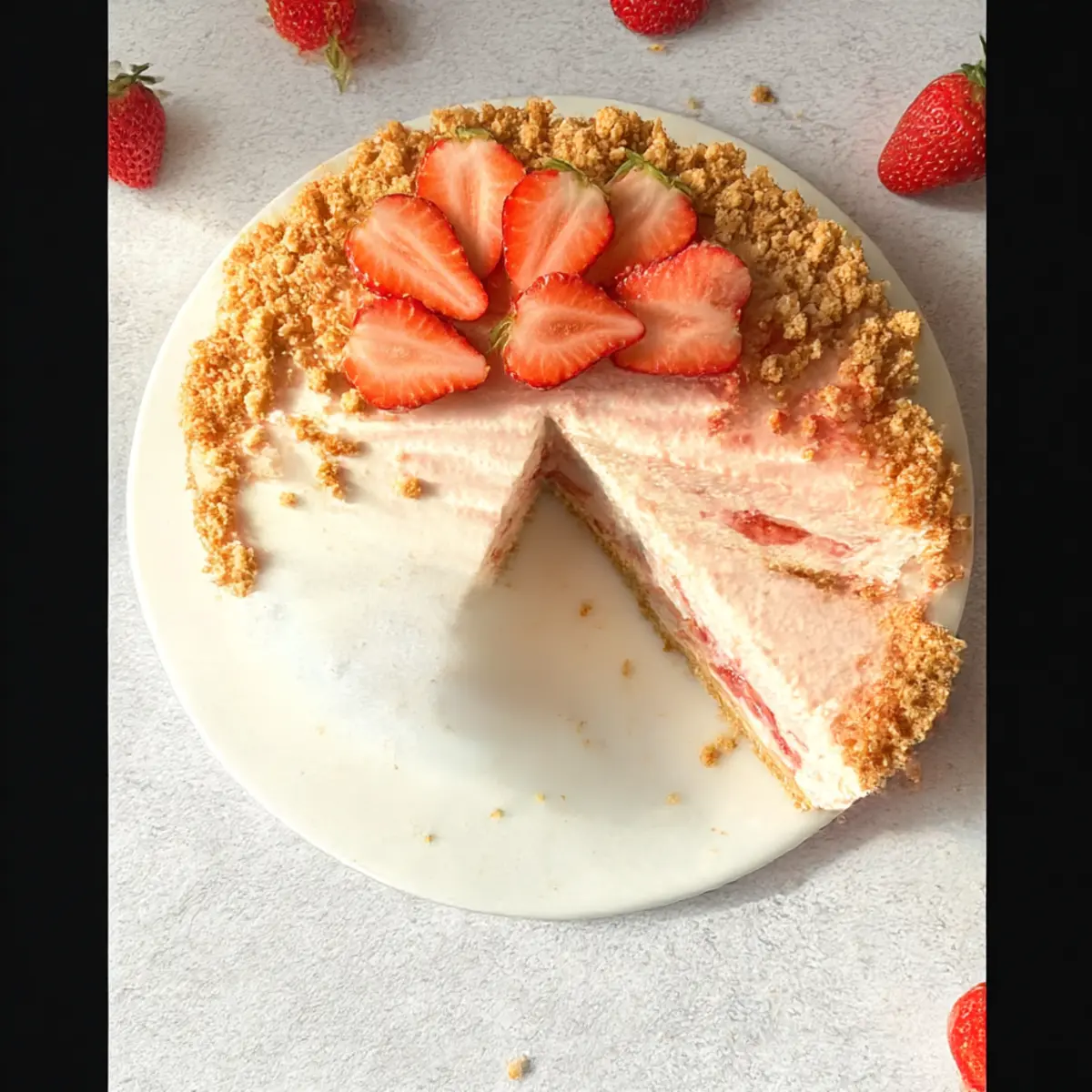 No Bake Strawberry Crunch Cheesecake for Effortless Summer Bliss 2 unnamed file 716