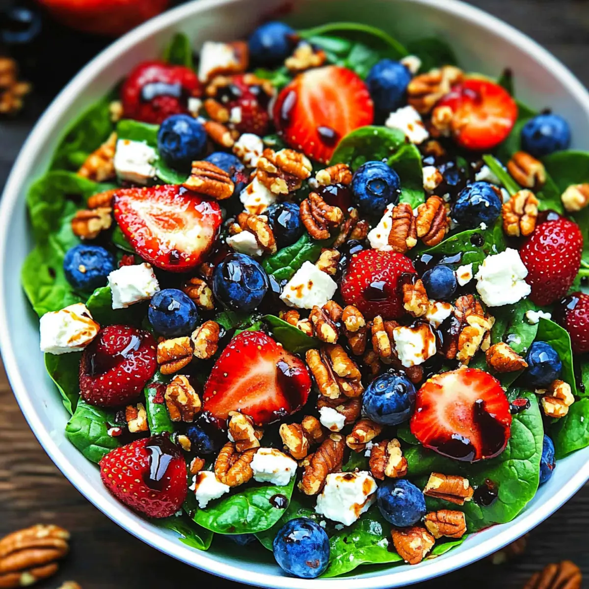 Strawberry Spinach Salad
