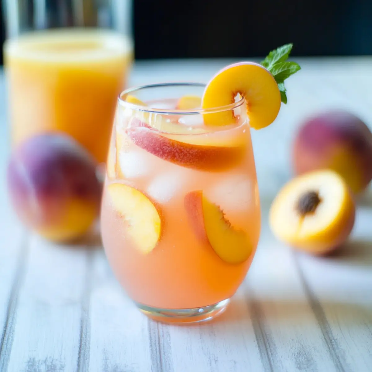 GINGER PEACH LEMONADE