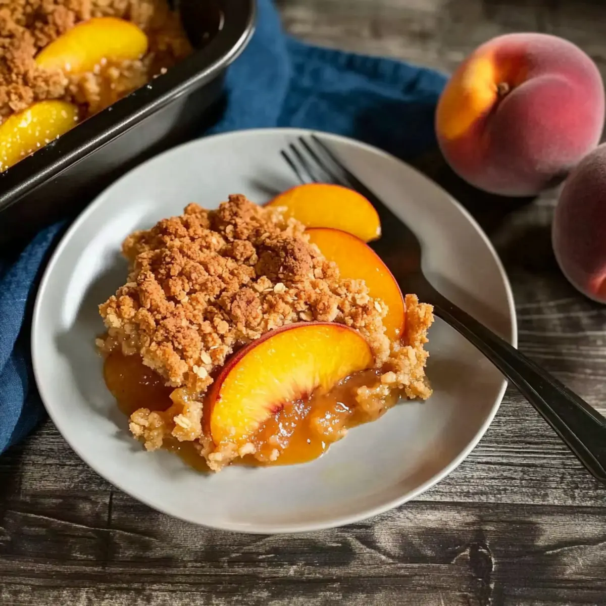 Peach Crisp Bliss: Easy, Oat-Free Dessert for Summer Delights 1 unnamed file 899