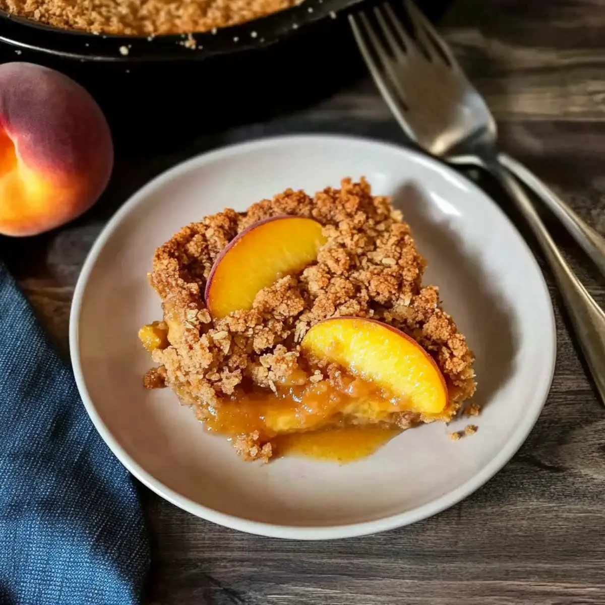 Peach Crisp Bliss: Easy, Oat-Free Dessert for Summer Delights 3 unnamed file 901