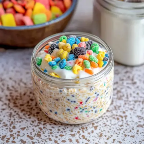 Cereal Milk Overnight Oats