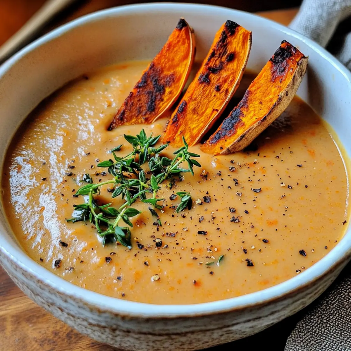Roasted Italian Sweet Potato Soup: Creamy Vegan Comfort Bliss 8 Roasted Italian Sweet Potato Soup