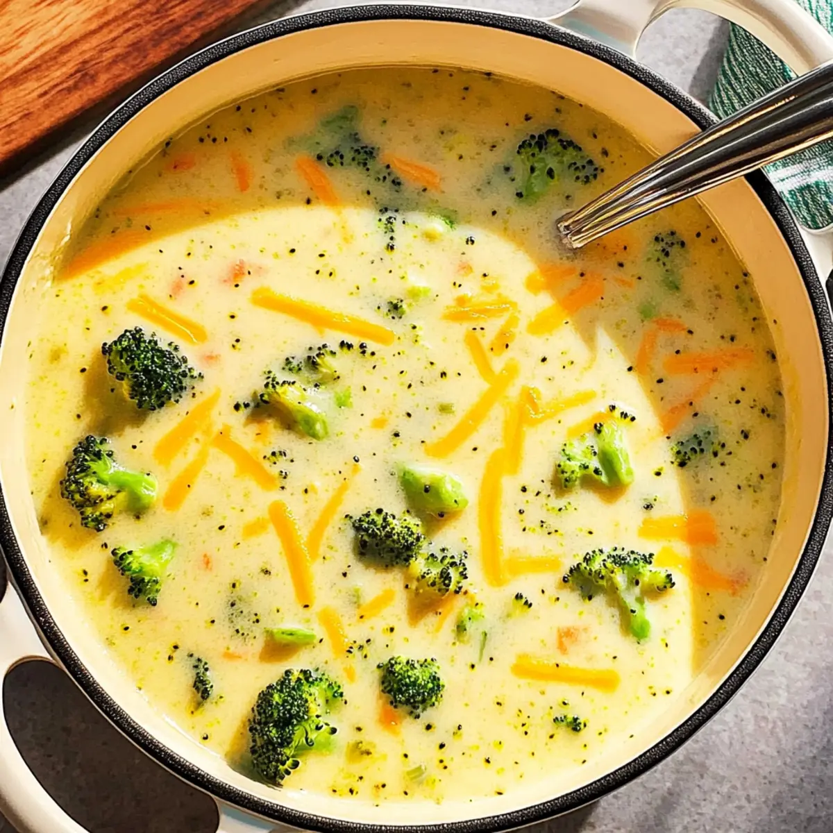 Broccoli Cheddar Soup Recipe