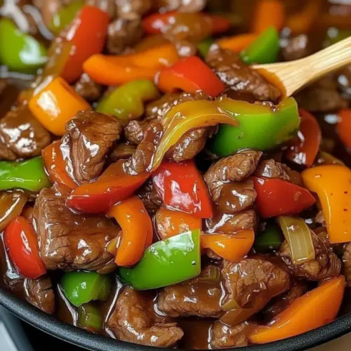 Tender and Delicious Chinese Pepper Steak