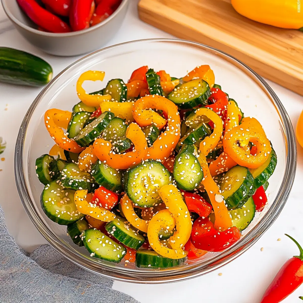 Cucumber and Sweet Pepper Salad: A Refreshing Crunch Delight 2 unnamed file 274