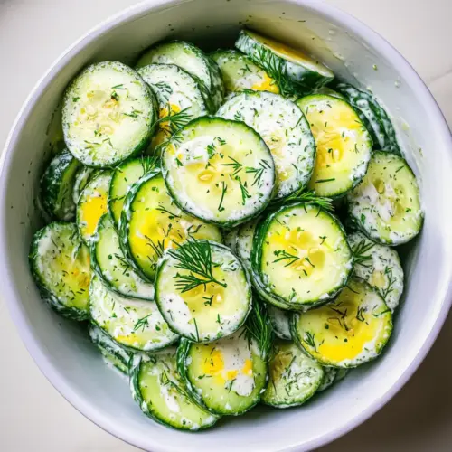 Pickle Juice Ranch Cucumber Salad