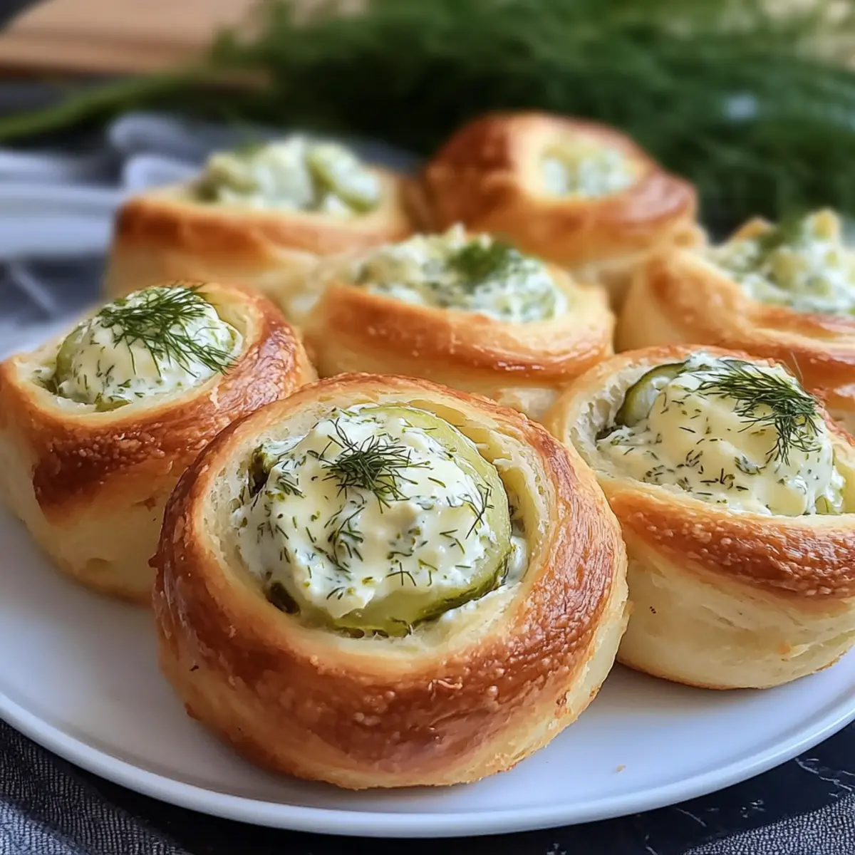 Creamy Pickle Rolls