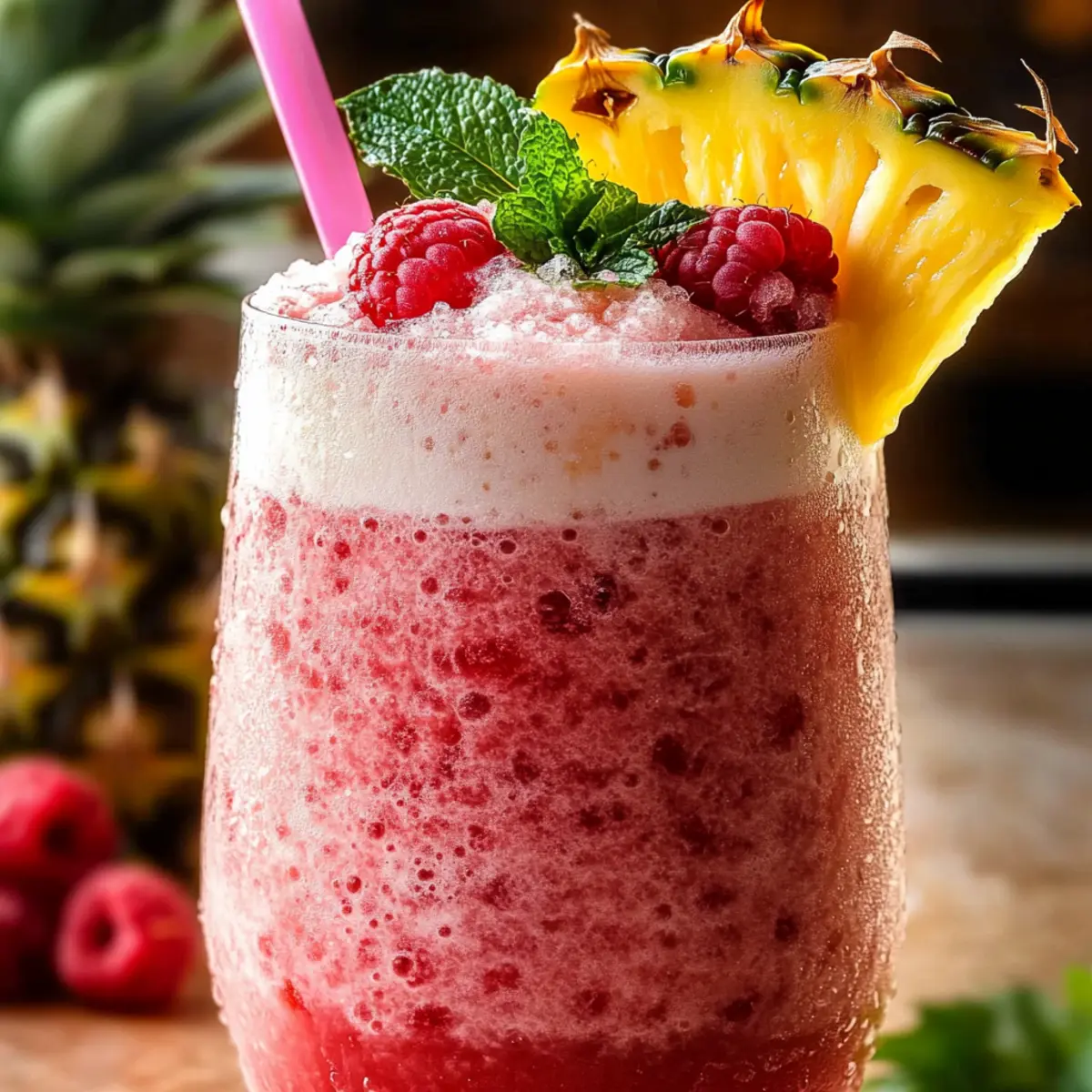Raspberry Colada Twist