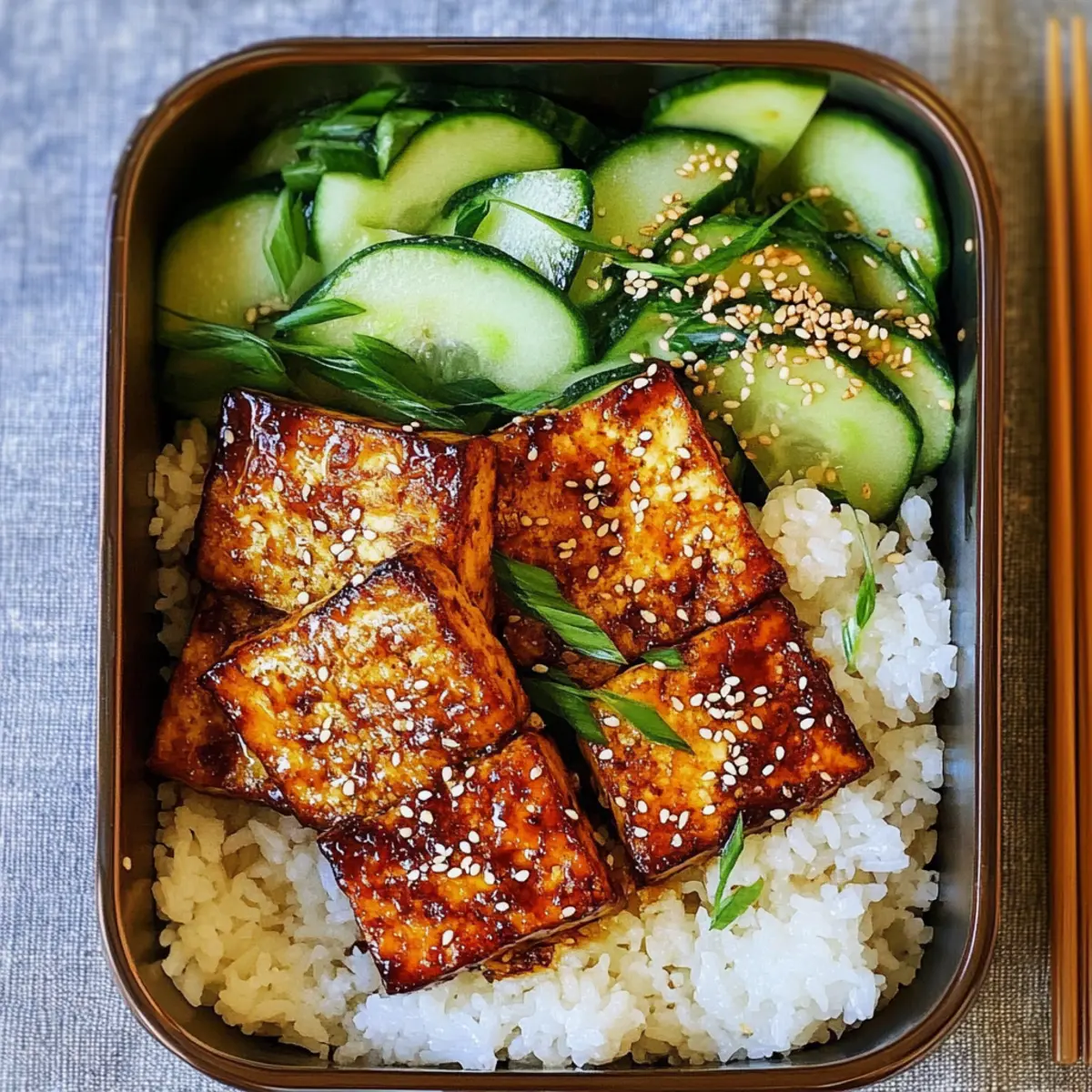 Tofu Teriyaki Bento Box