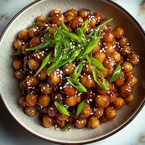 Vegan Sticky Sesame Chickpeas: Sweet and Savory in Minutes 9 Vegan Sticky Sesame Chickpeas