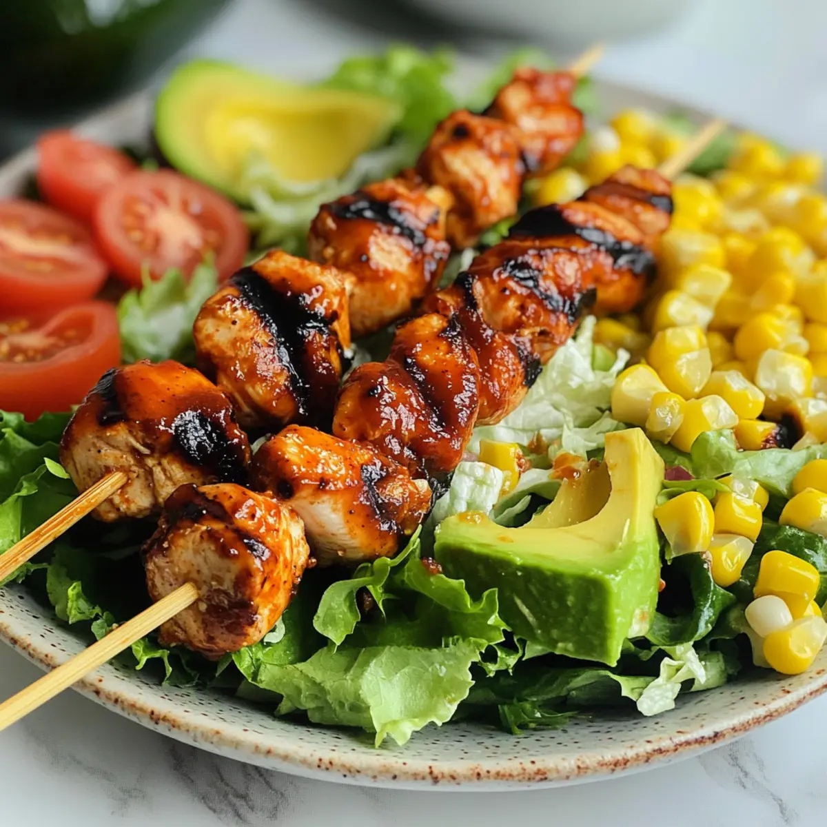 BBQ Chicken Skewer Salad: A Flavorful Healthy Delight 2 unnamed file 450