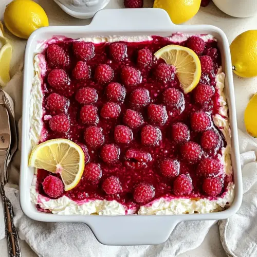Fresh Raspberry Tiramisu