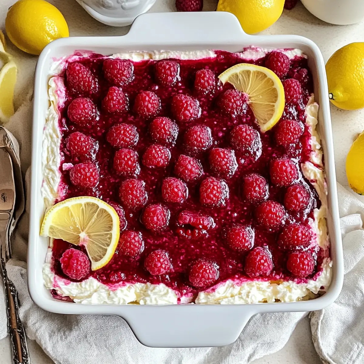 Fresh Raspberry Tiramisu