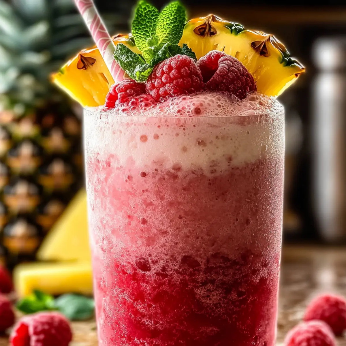 Raspberry Colada Twist